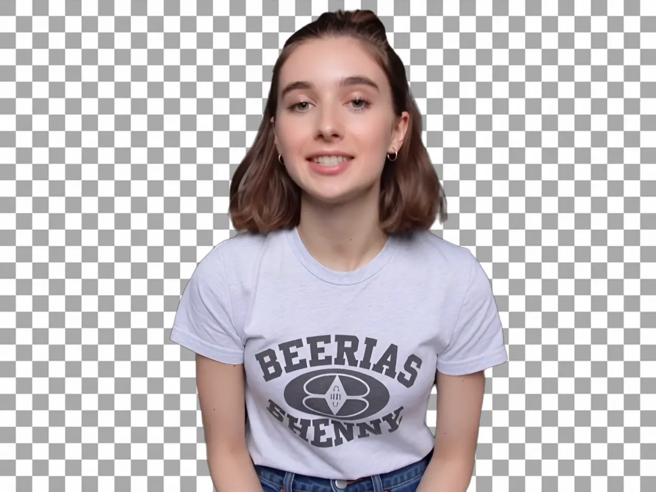 Portrait after automatic background removal